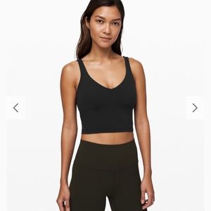 NWT lululemon align tank in black, size 6